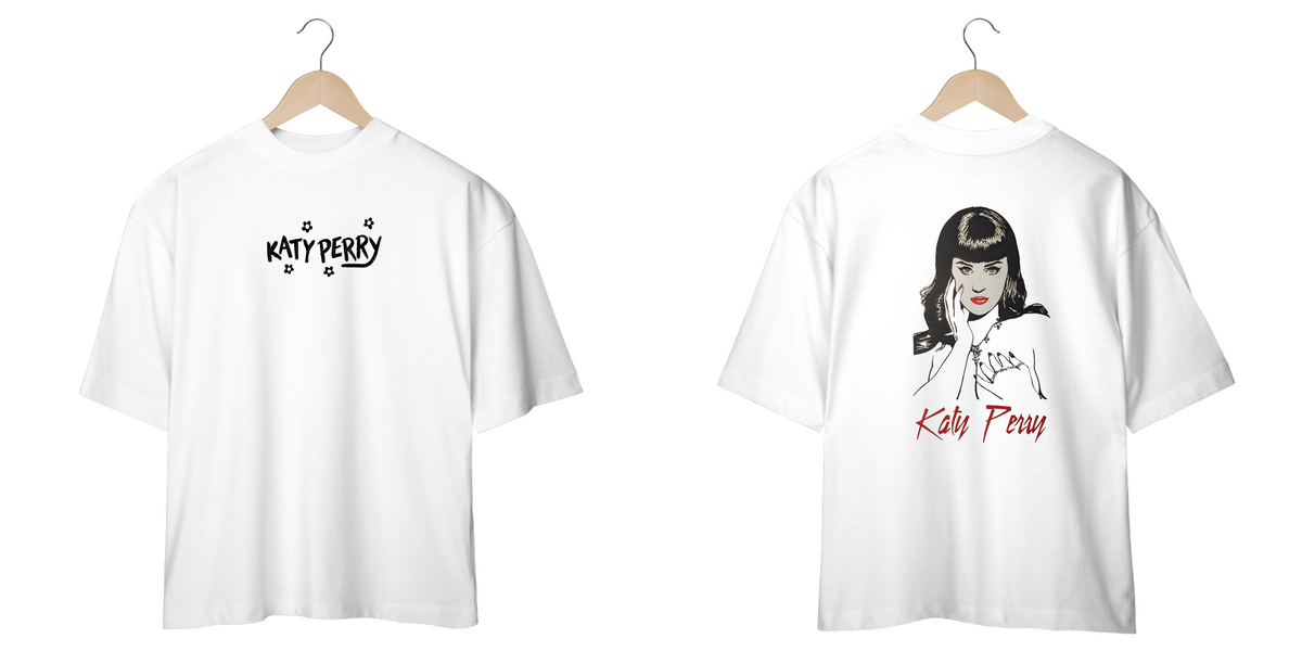 Nome do produto: Camiseta Oversized Katty Pery