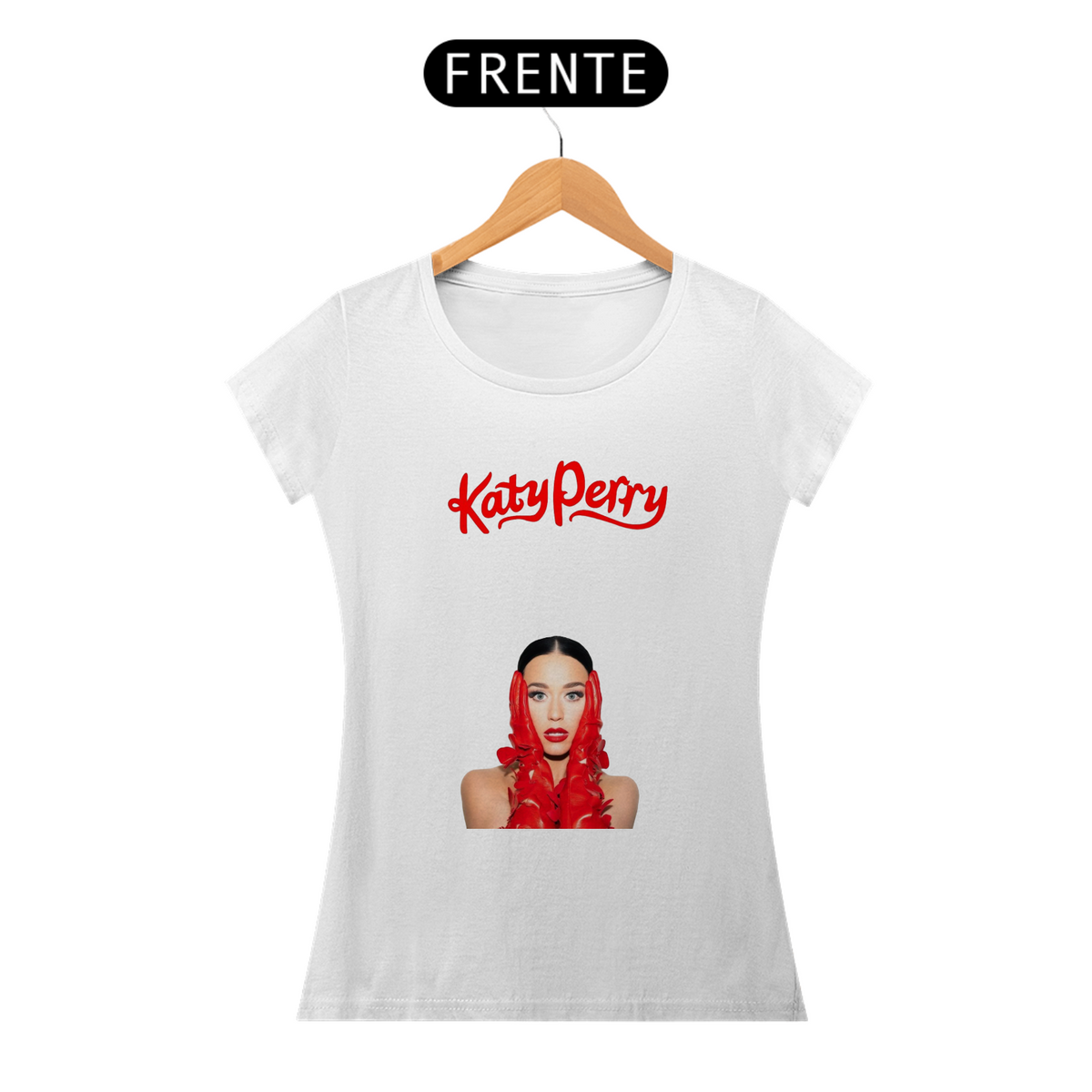 Nome do produto: Camiseta Feminina Katty Perry