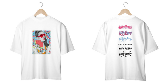 Camiseta Oversized Katty Perry