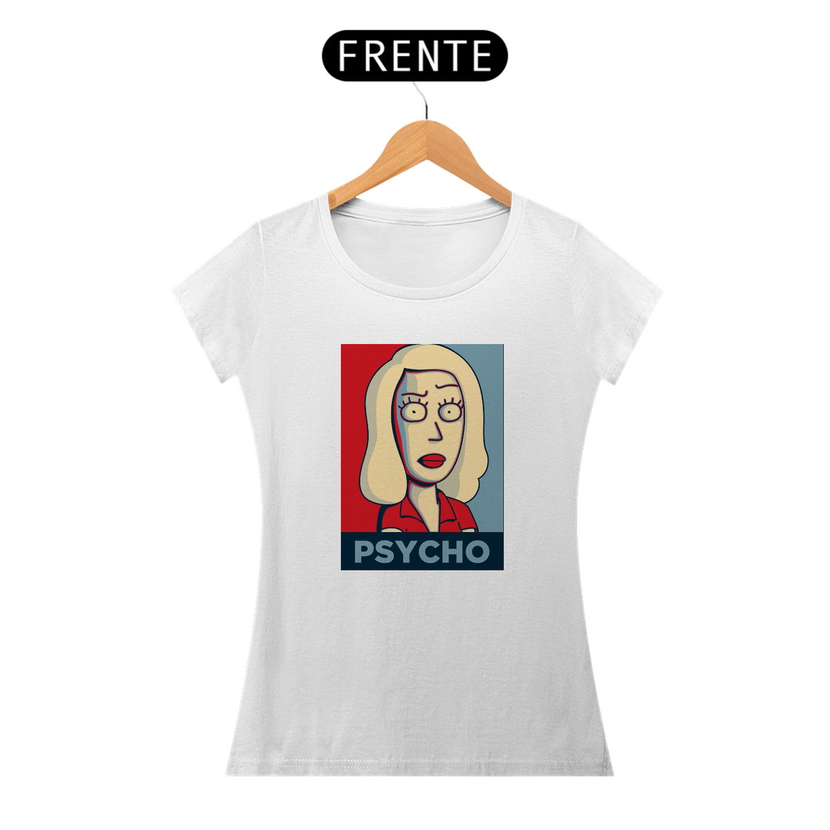 Nome do produto: Camiseta Feminina Psycho