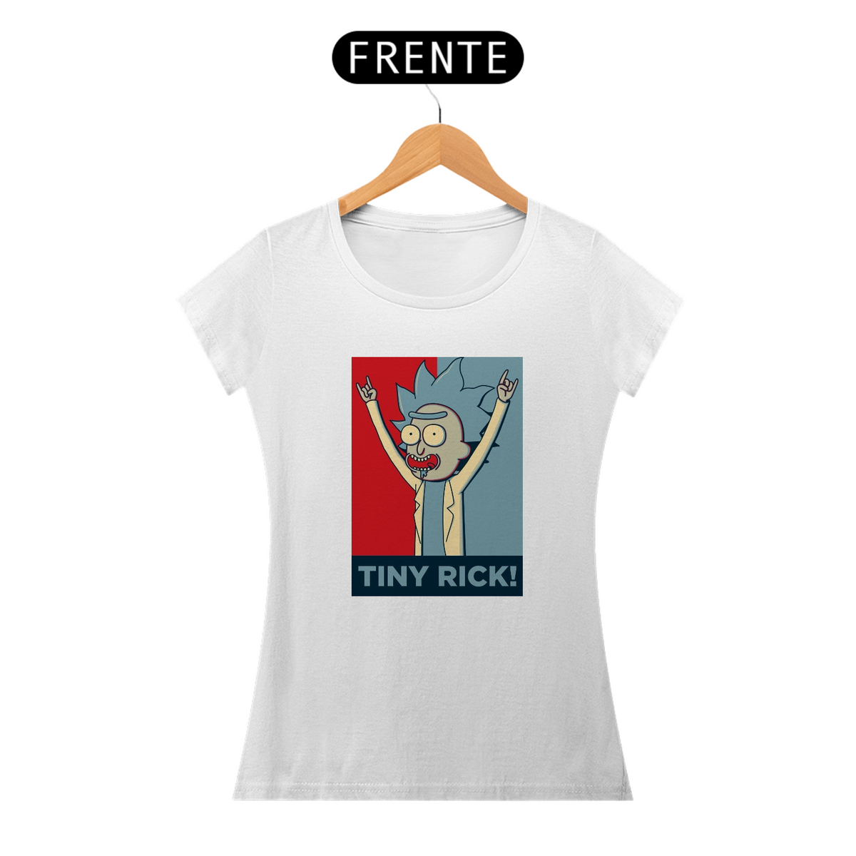 Nome do produto: Camiseta Feminina Tiny Rick