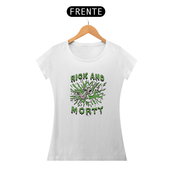 Camiseta Feminina Rick and Morty