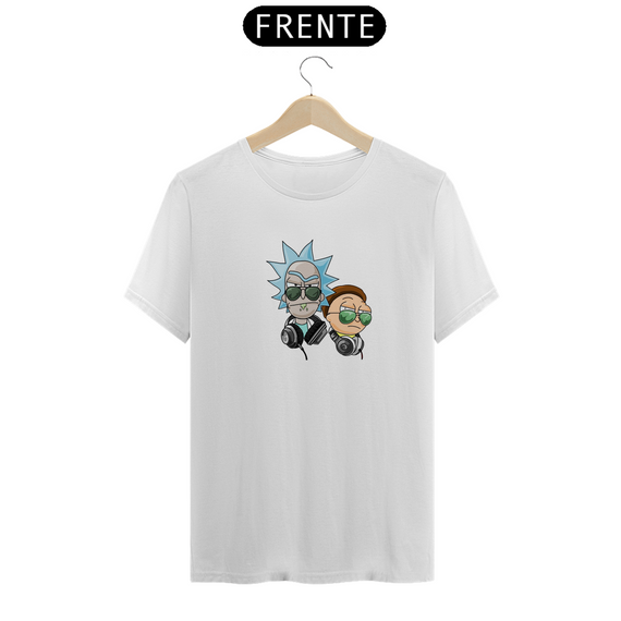 Camiseta Masculina rick and morty