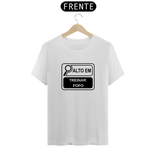 Nome do produtoCamiseta Alto em treinar fofo