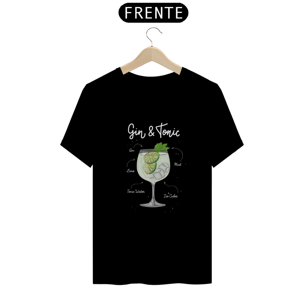 Nome do produto: Camiseta Gin & Tonic