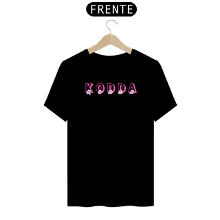 Nome do produtoT-shirt classic- Logo da kodda na cor rosa 