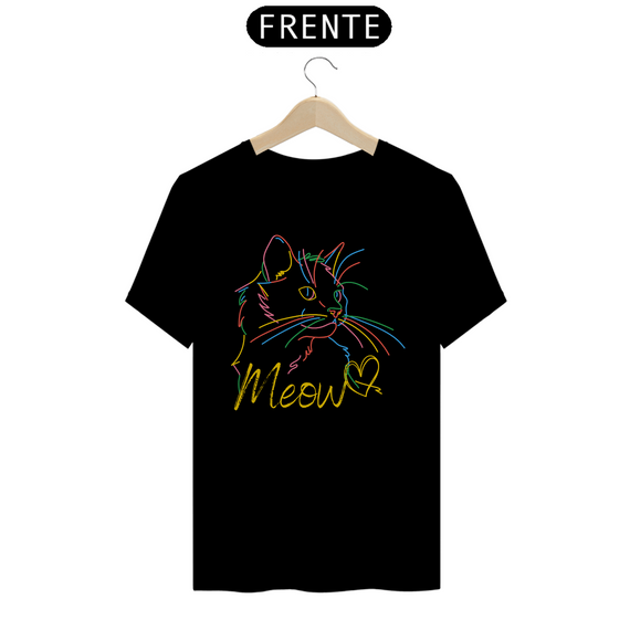 Cat neon - T-Shirt Classic