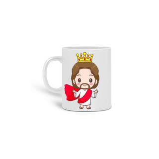 Nome do produtoCaneca Ilustração - Rei Jesus