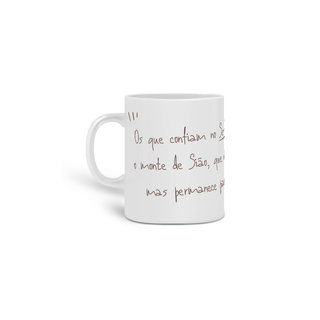 Nome do produtoCaneca Versículo - Salmos 20:7 - Montes de SIão