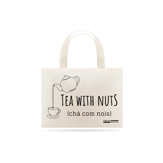 Tea with nuts - ecobag