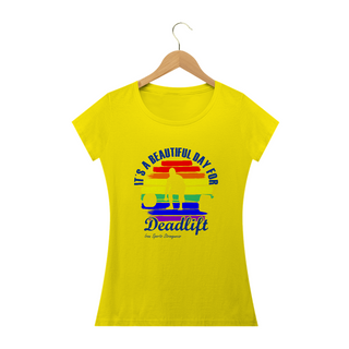 Nome do produtoCamiseta Feminina RAINBOW DEADLIFT