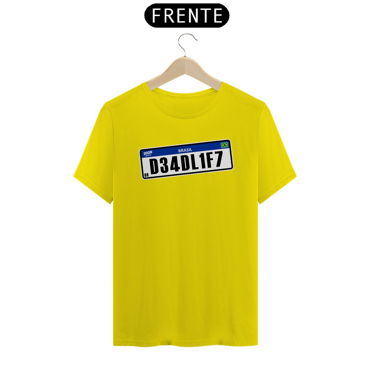 Nome do produto: Camiseta Masculina PLACA