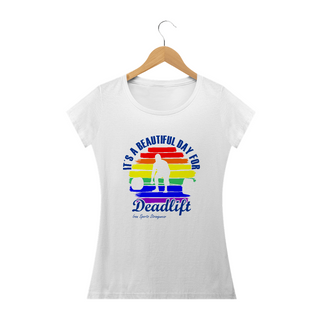 Nome do produtoCamiseta Feminina RAINBOW DEADLIFT