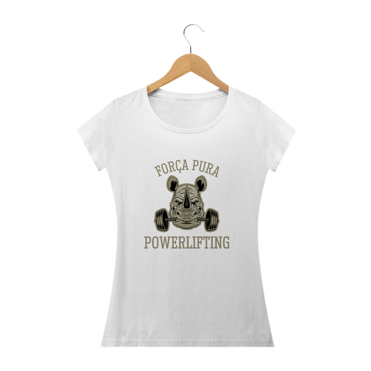 Nome do produto: T-SHIRT FEMININA FORÇA PURA