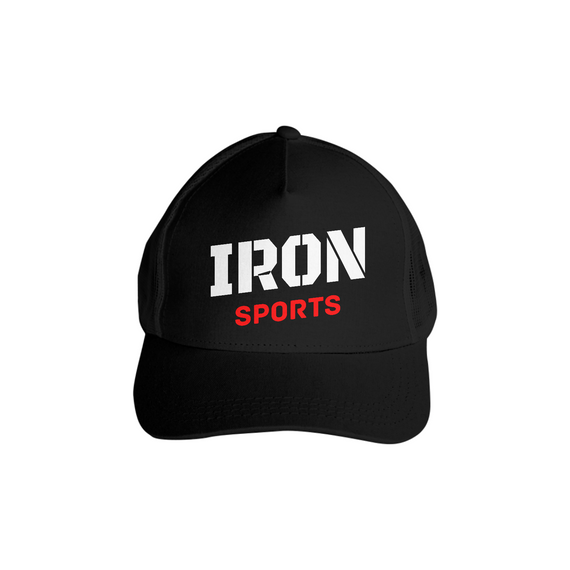 Boné Trucker IRON PRETO