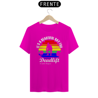 Nome do produtoCamiseta Masculina RAINBOW DEADLIFT