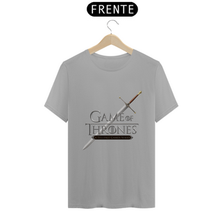 Nome do produtoCamiseta T-Shirt Classic Unissex / Game Of Thrones Logo E A Espada