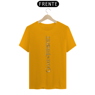 Nome do produtoCamiseta T-Shirt Classic Unissex / Game Of Thornes Logo Metálico