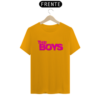 Nome do produtoCamiseta T-Shirt Classic Unissex / The Boys Logo Rosa