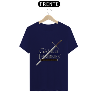 Nome do produtoCamiseta T-Shirt Classic Unissex / Game Of Thrones Logo E A Espada