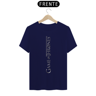 Nome do produtoCamiseta T-Shirt Classic Unissex / Game Of Thornes Logo Metálico