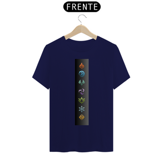 Nome do produtoCamiseta T-Shirt Classic Unissex / Genshin Impact Simbolos