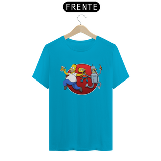 Nome do produtoCamiseta T-Shirt Classic Unissex / Bender, Homer e Bart
