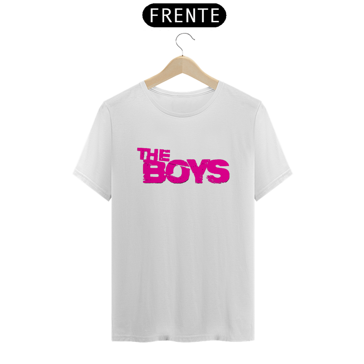 Nome do produto: Camiseta T-Shirt Classic Unissex / The Boys Logo Rosa