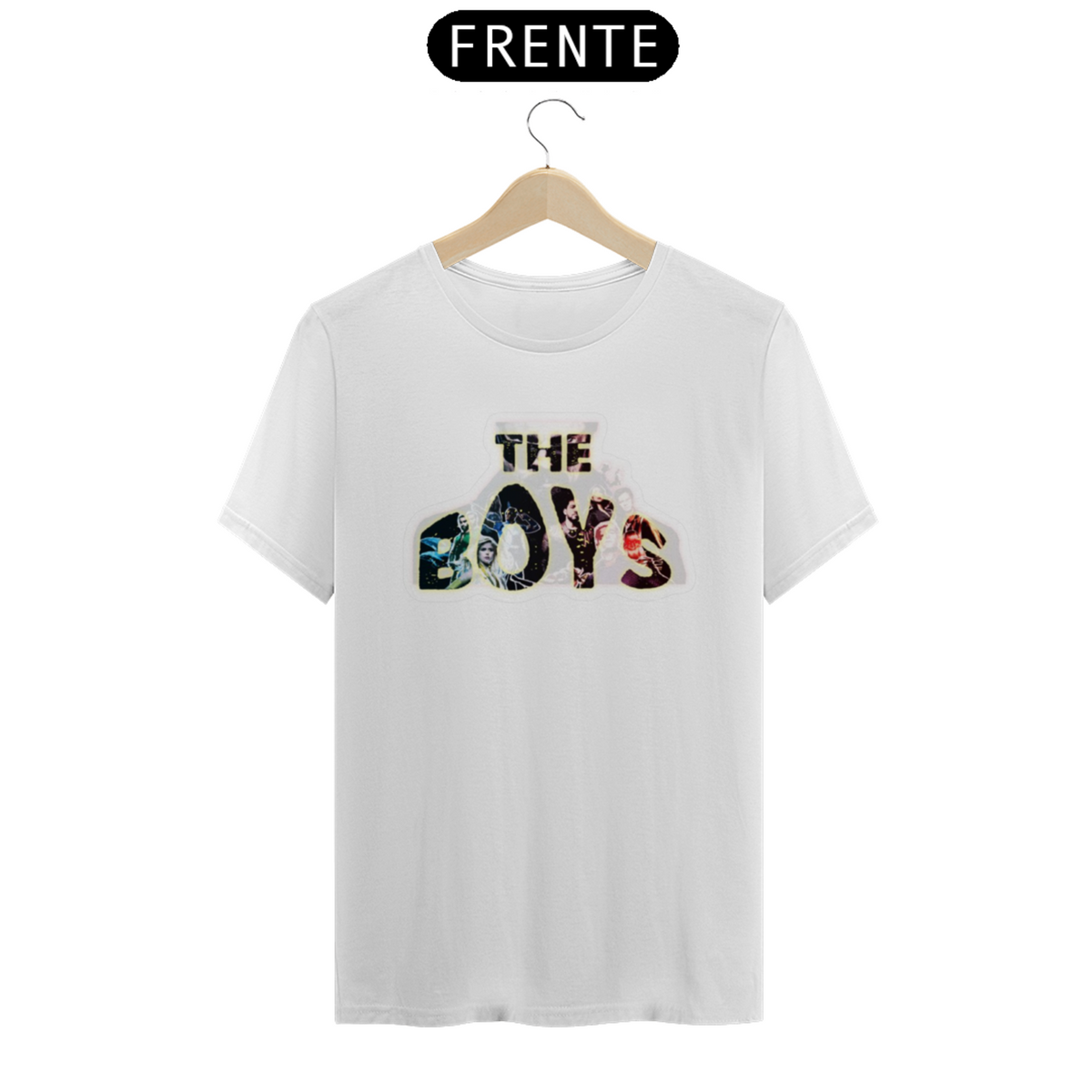 Nome do produto: Camiseta T-Shirt Classic Unissex / The Boys Logo Personalizada