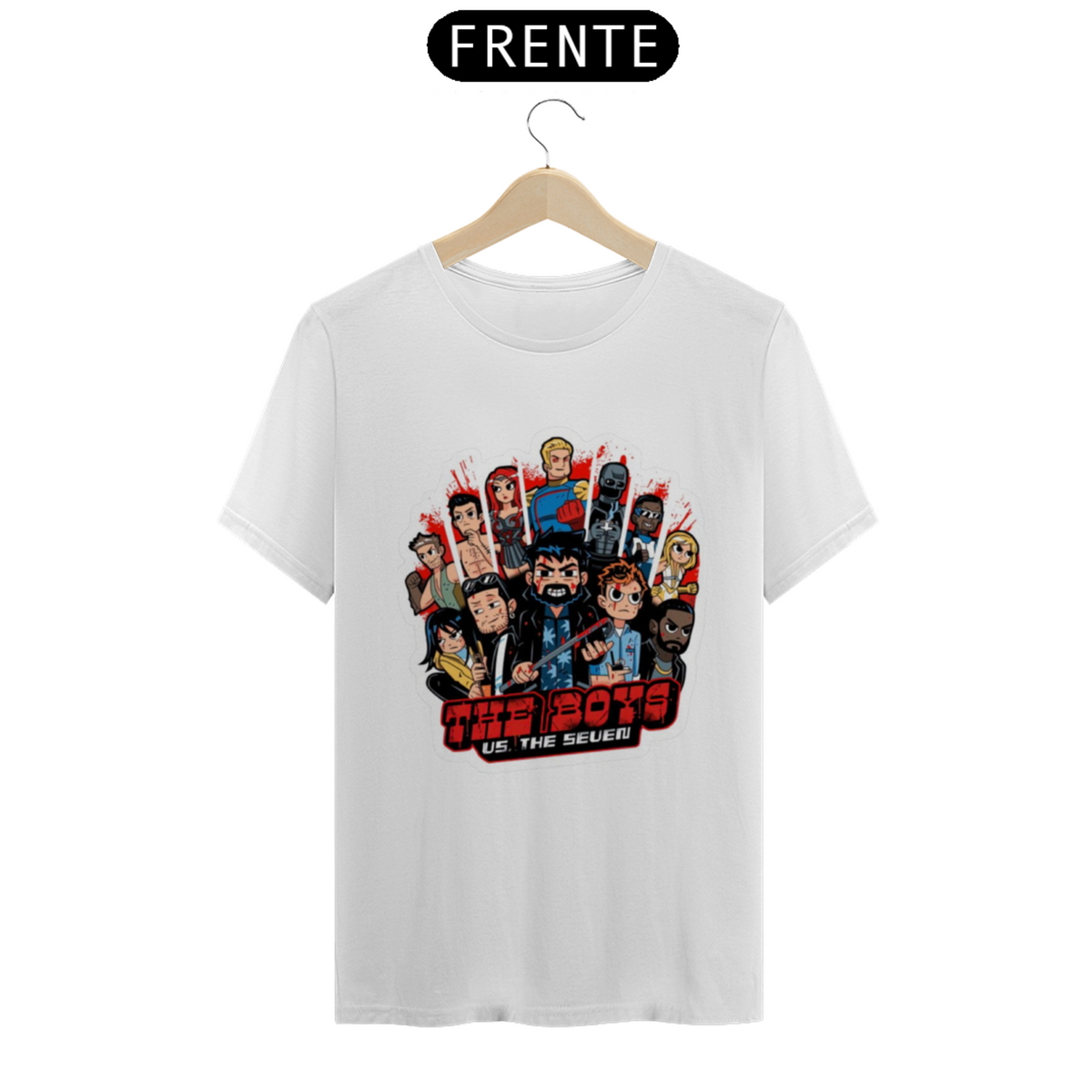 Nome do produto: Camiseta T-Shirt Classic Unissex / Personagens The Boys 