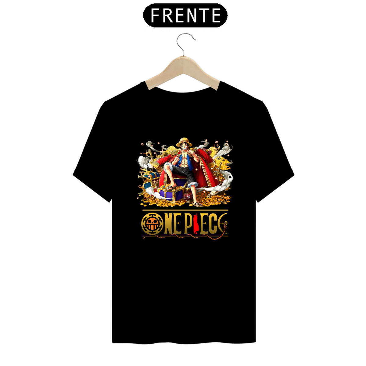 Nome do produto: Camiseta T-Shirt Classic Unissex / One Piece Luffy