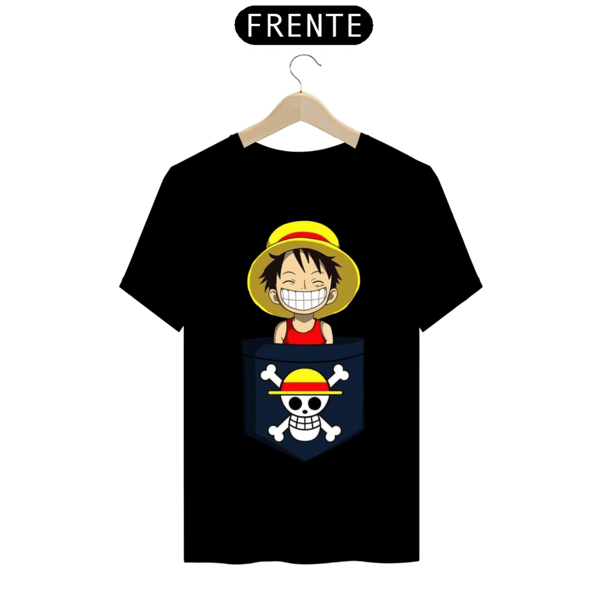 Nome do produto: Camiseta T-Shirt Classic Unissex / One Piece Luffy