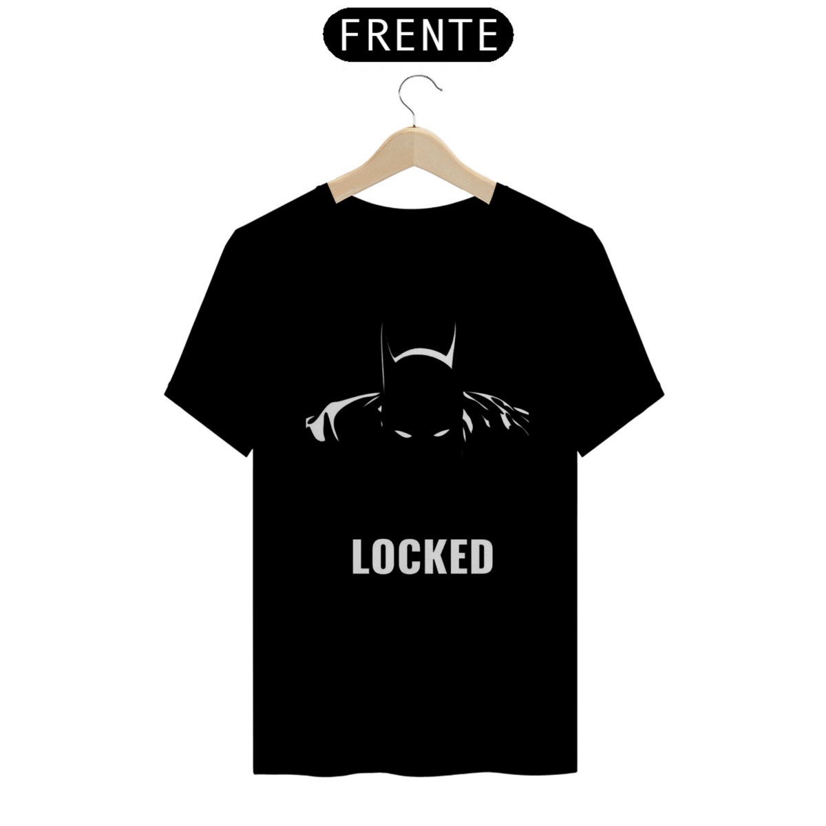 Nome do produto: Camiseta T-Shirt Classic Unissex / Batman Locked