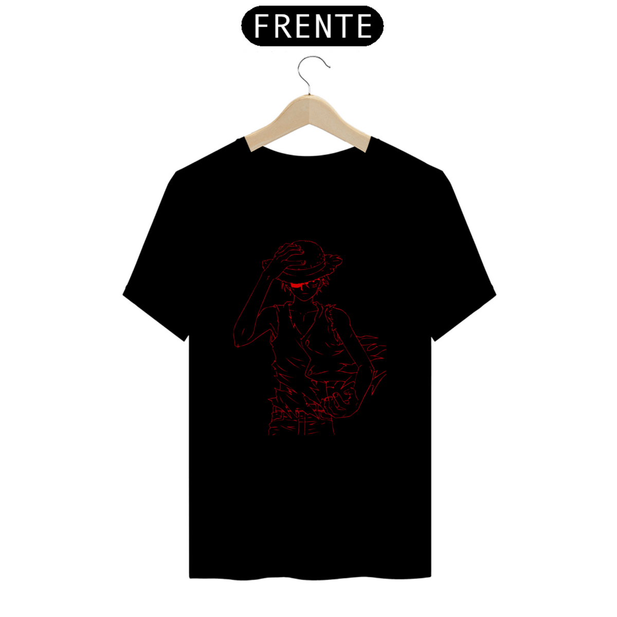Nome do produto: Camiseta T-Shirt Classic Unissex / One Piece Red