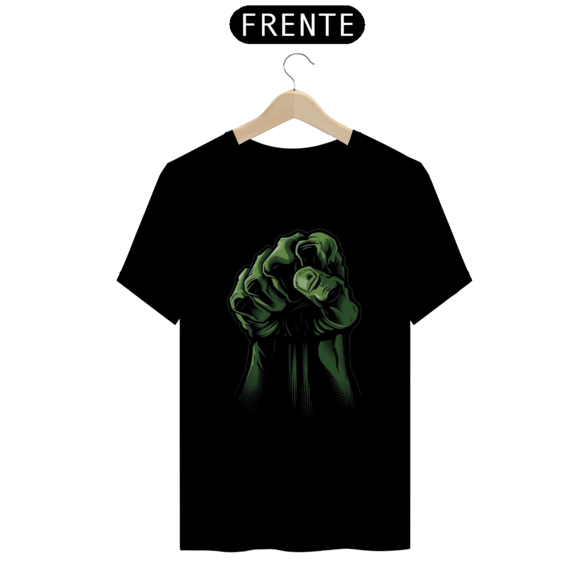Nome do produto: Camiseta T-Shirt Classic Unissex / Mão do Hulk
