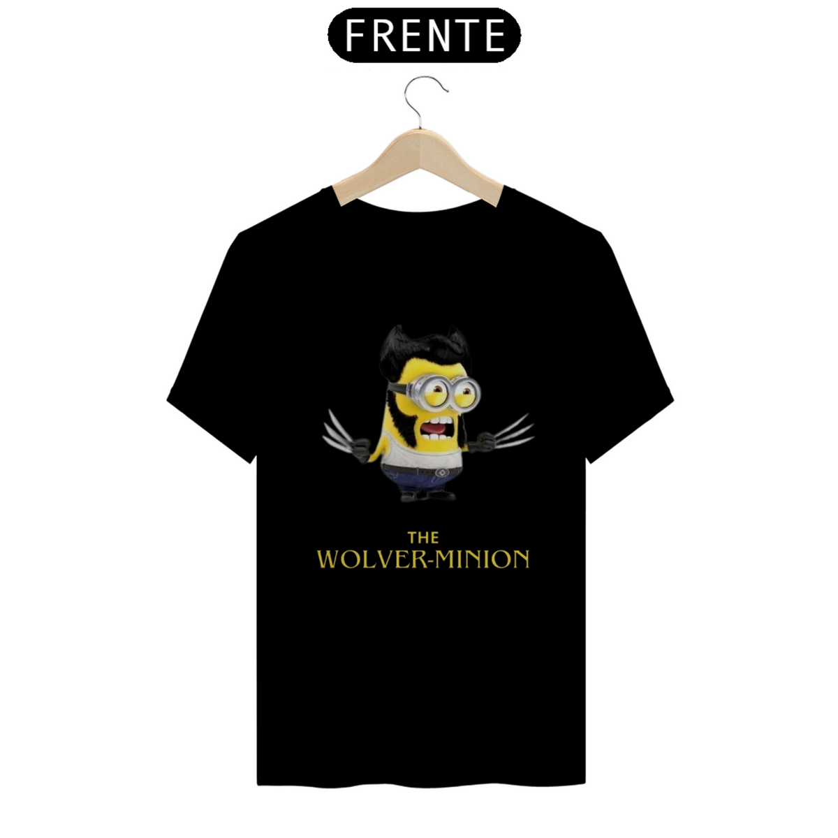 Nome do produto: Camiseta T-Shirt Classic Unissex / Wolver-Minions