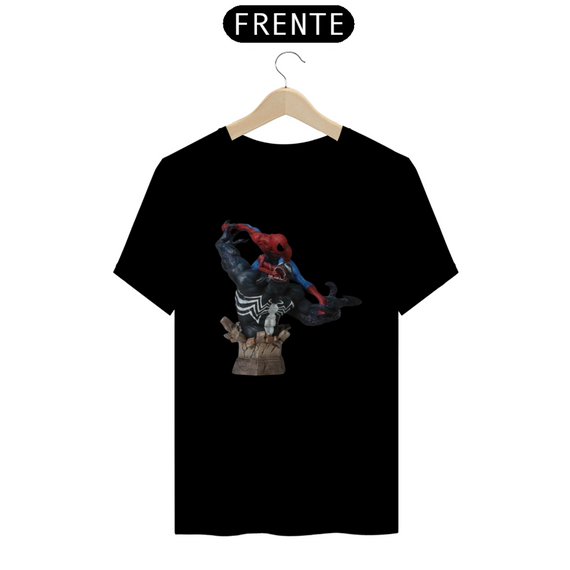 Camiseta T-Shirt Classic Unissex / Venom e Homem-Aranha