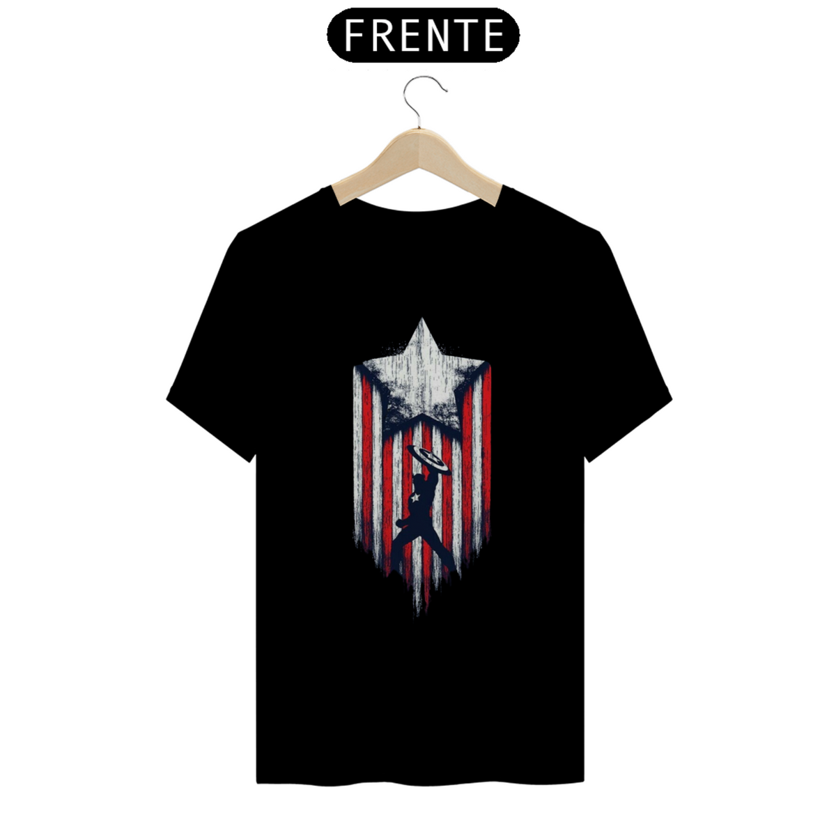 Nome do produto: Camiseta T-Shirt Classic Unissex / Capitão América