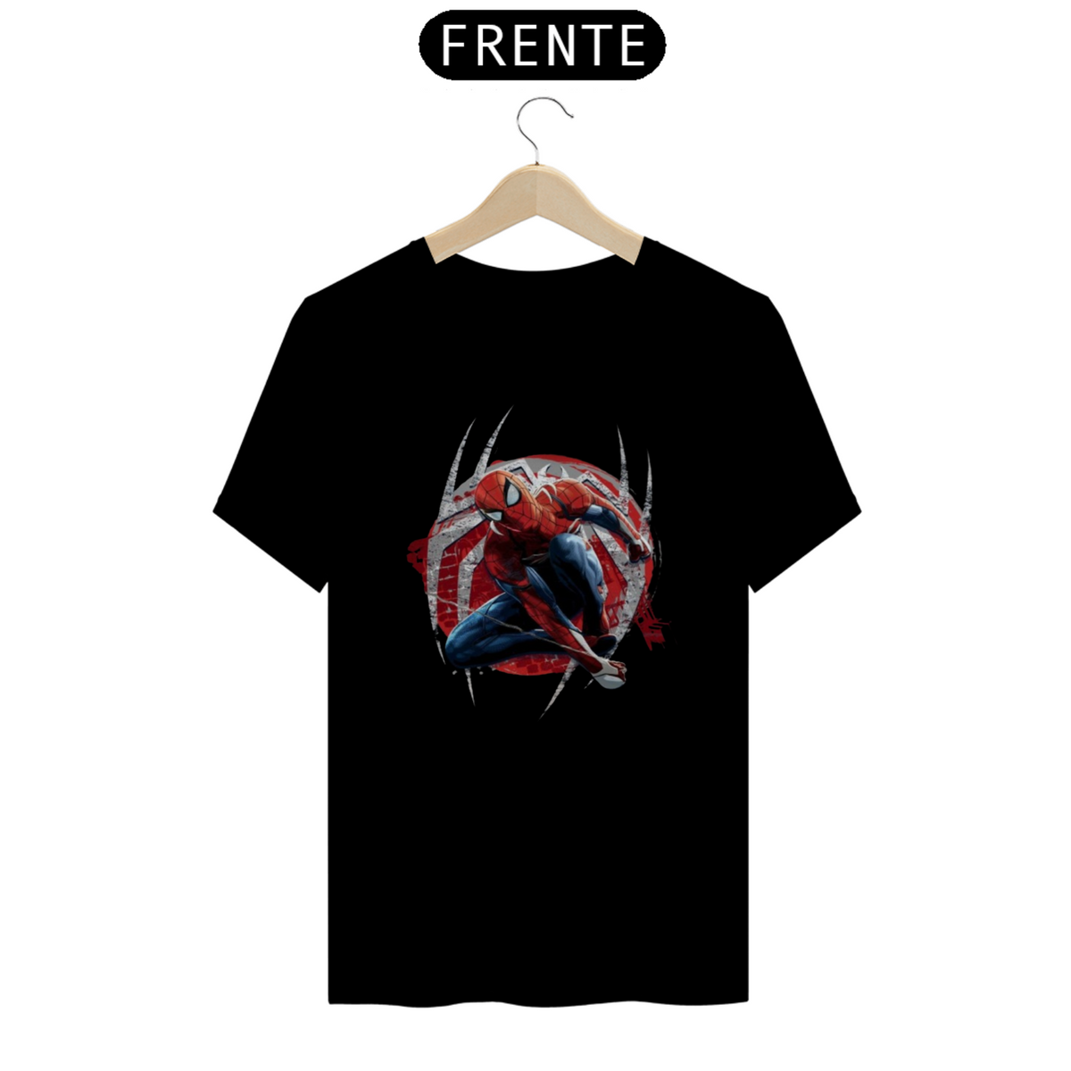 Nome do produto: Camiseta T-Shirt Classic Unissex / Homem-Aranha