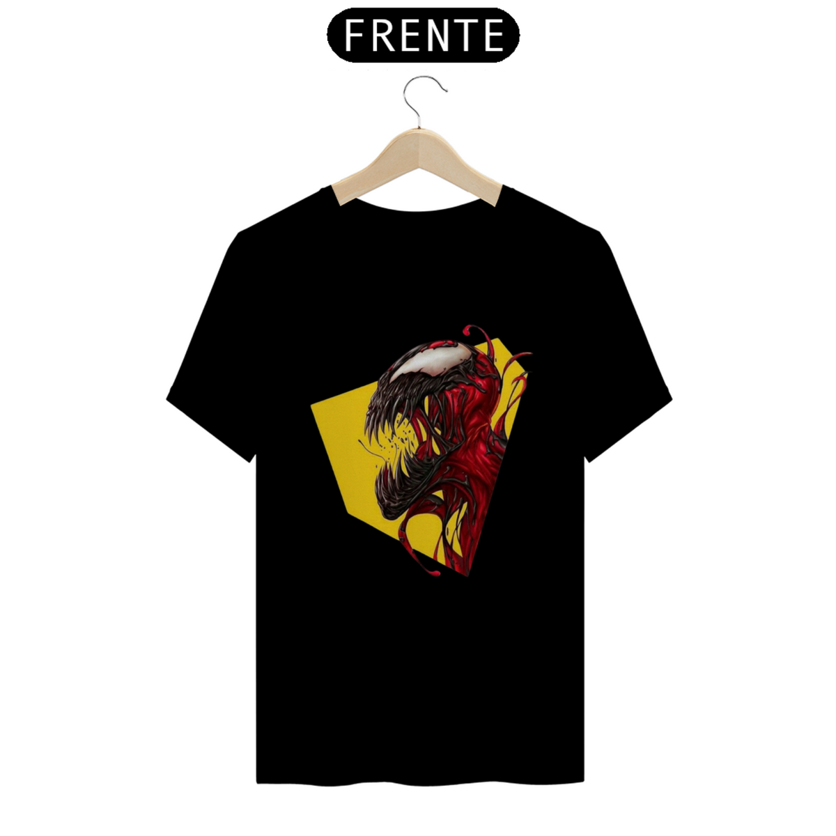 Nome do produto: Camiseta T-Shirt Classic Unissex /  Venom Black Red