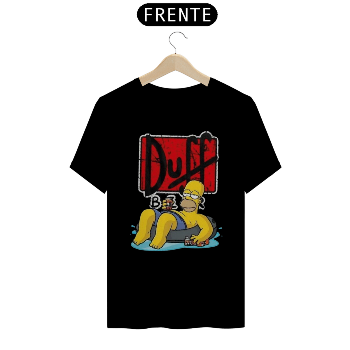 Nome do produto: Camiseta T-Shirt Classic Unissex / Duffy Homer Os Simpsons