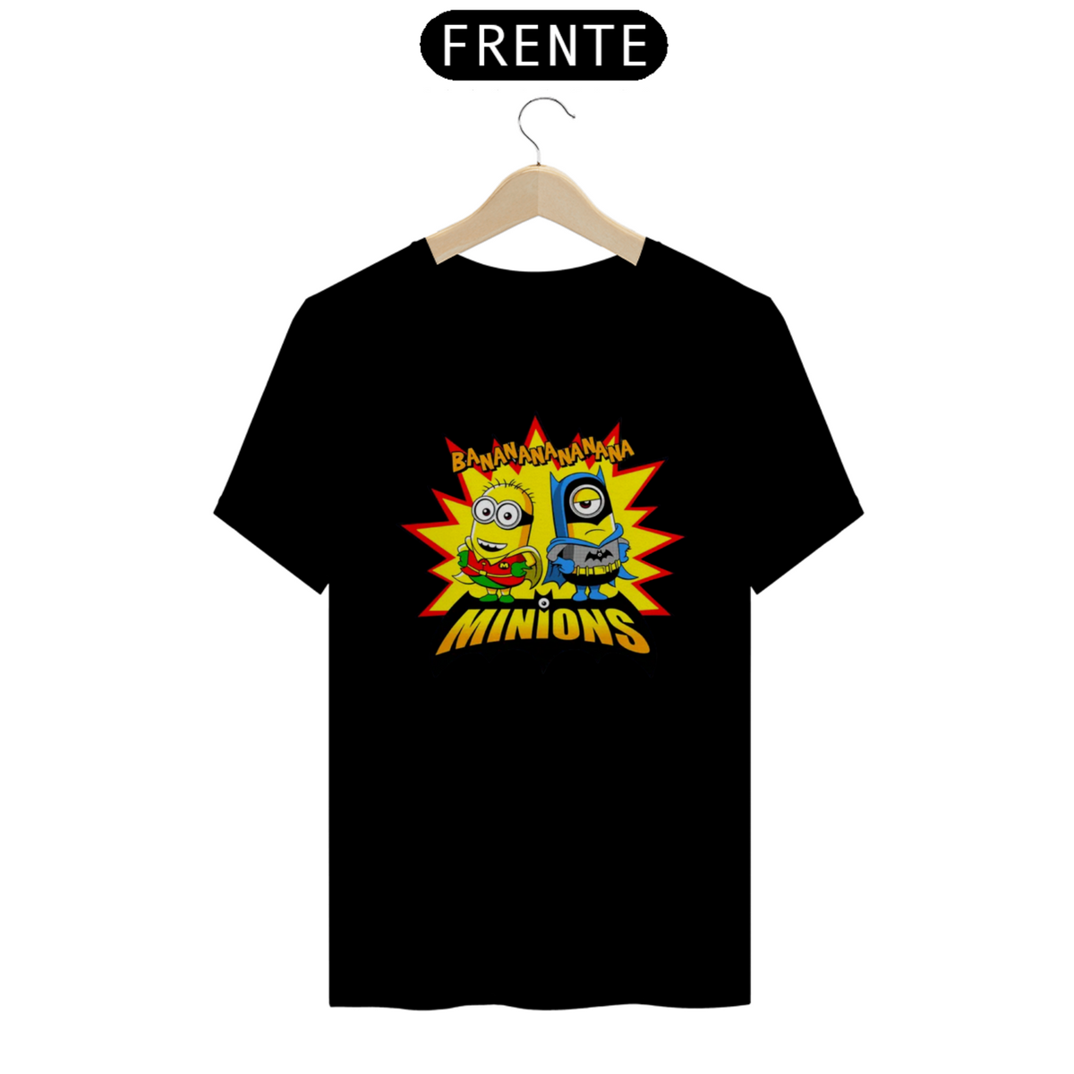 Nome do produto: Camiseta T-Shirt Classic Unissex / Minions Banana