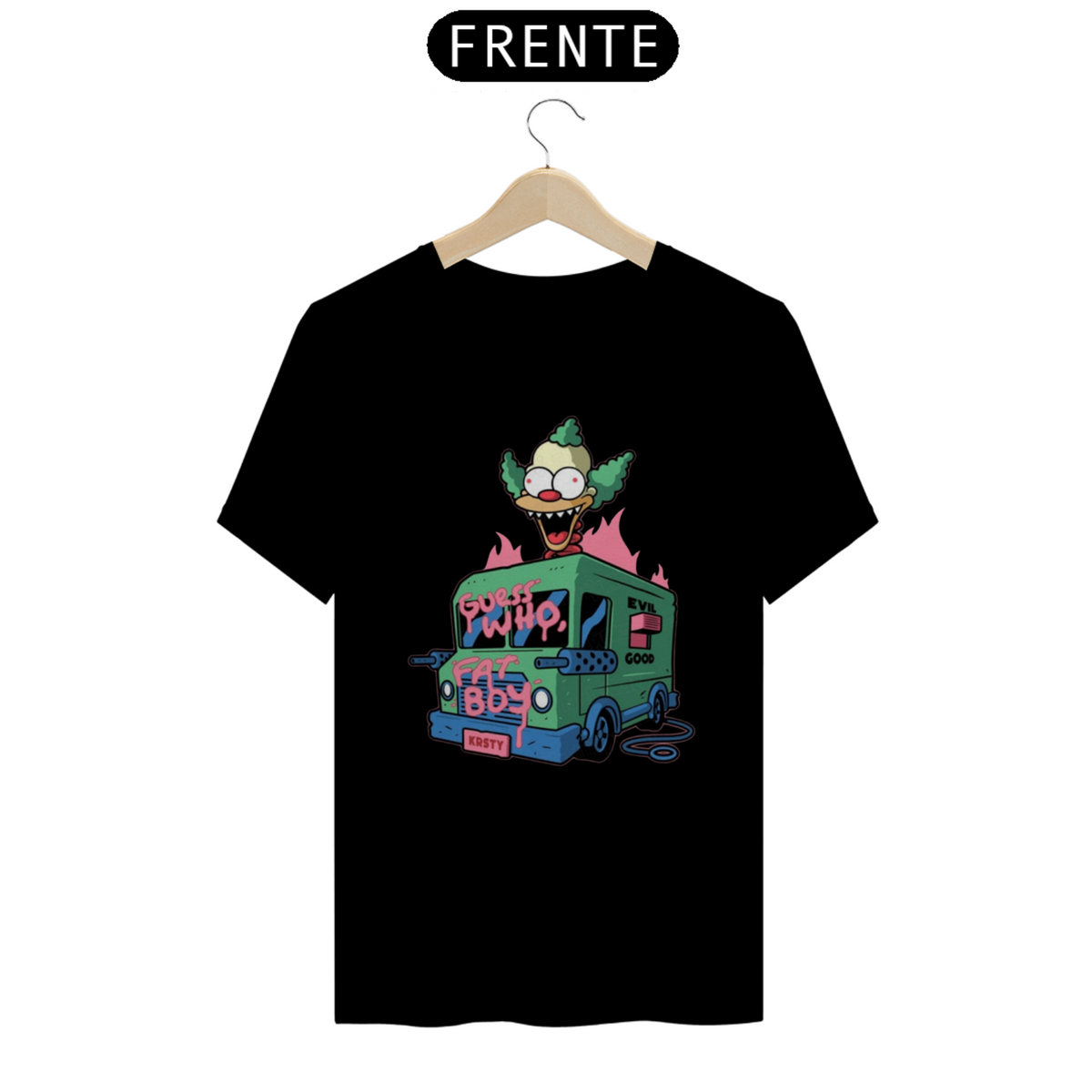 Nome do produto: Camiseta T-Shirt Classic Unissex / Krusty - Os Simpsons
