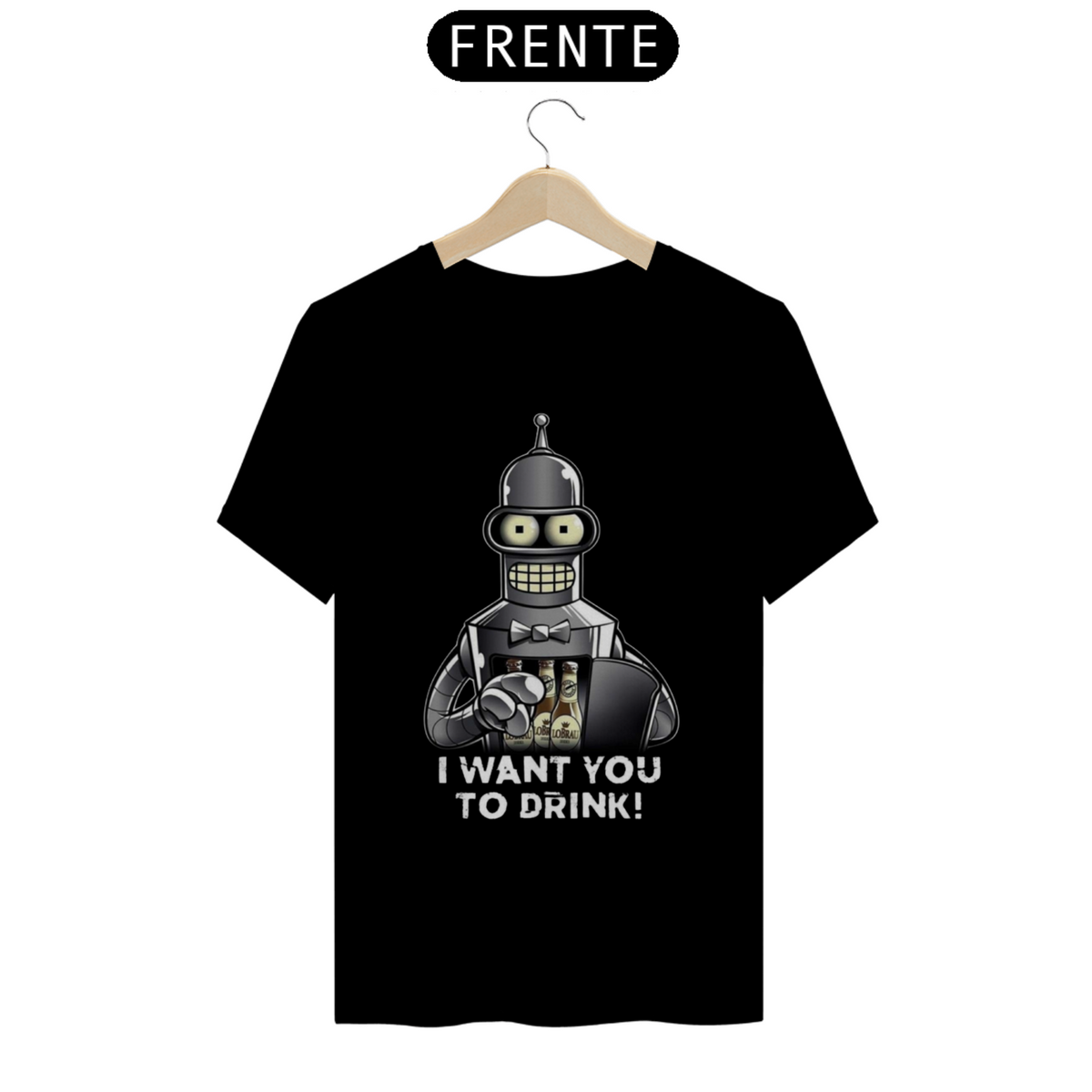 Nome do produto: Camiseta T-Shirt Classic Unissex / Bender Beer