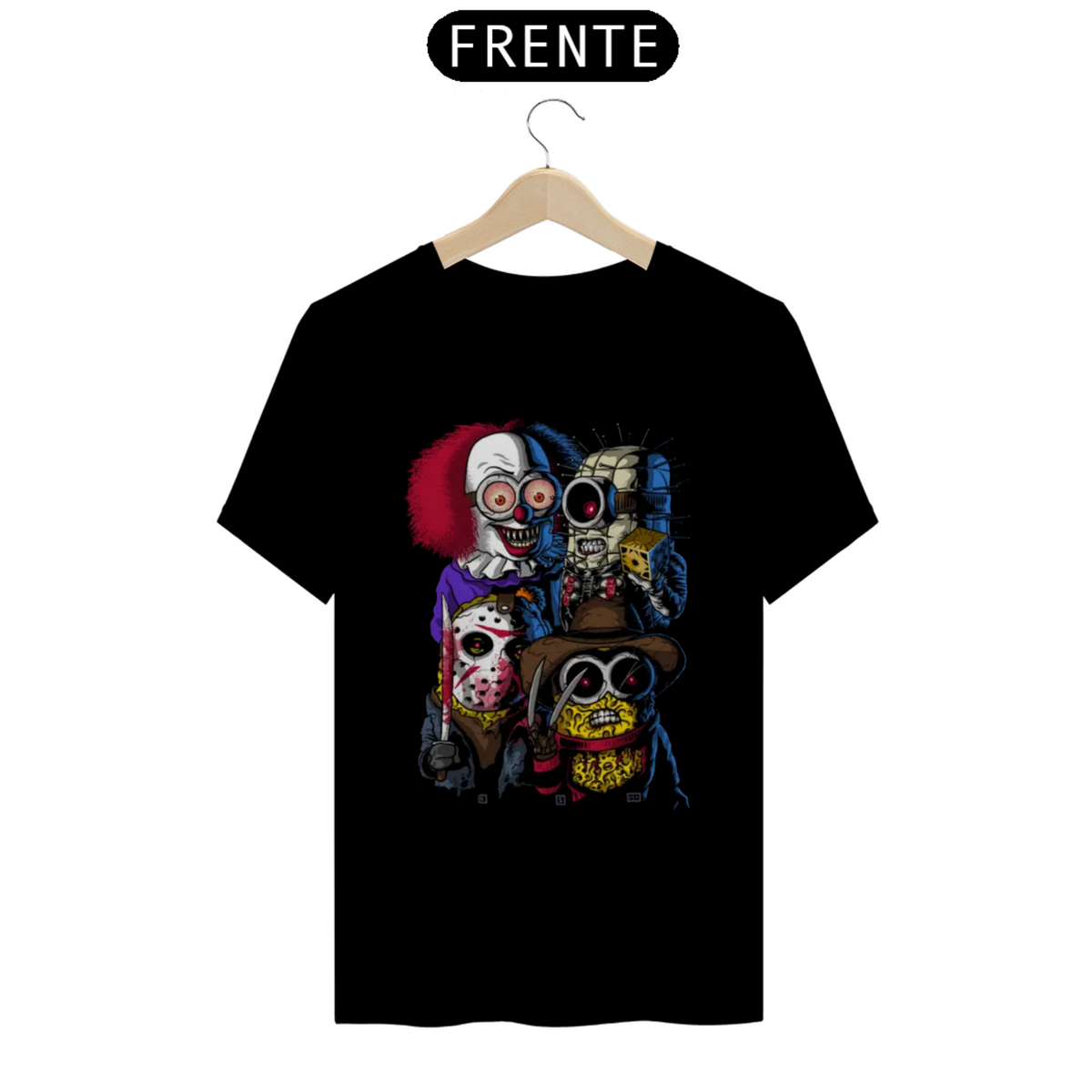 Nome do produto: Camiseta T-Shirt Classic Unissex / Minions Terror