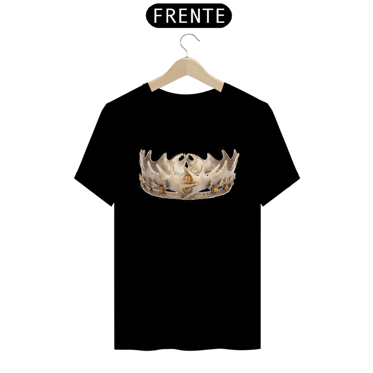 Nome do produto: Camiseta T-Shirt Classic Unissex / Game Of Thrones Coroa Do Rei