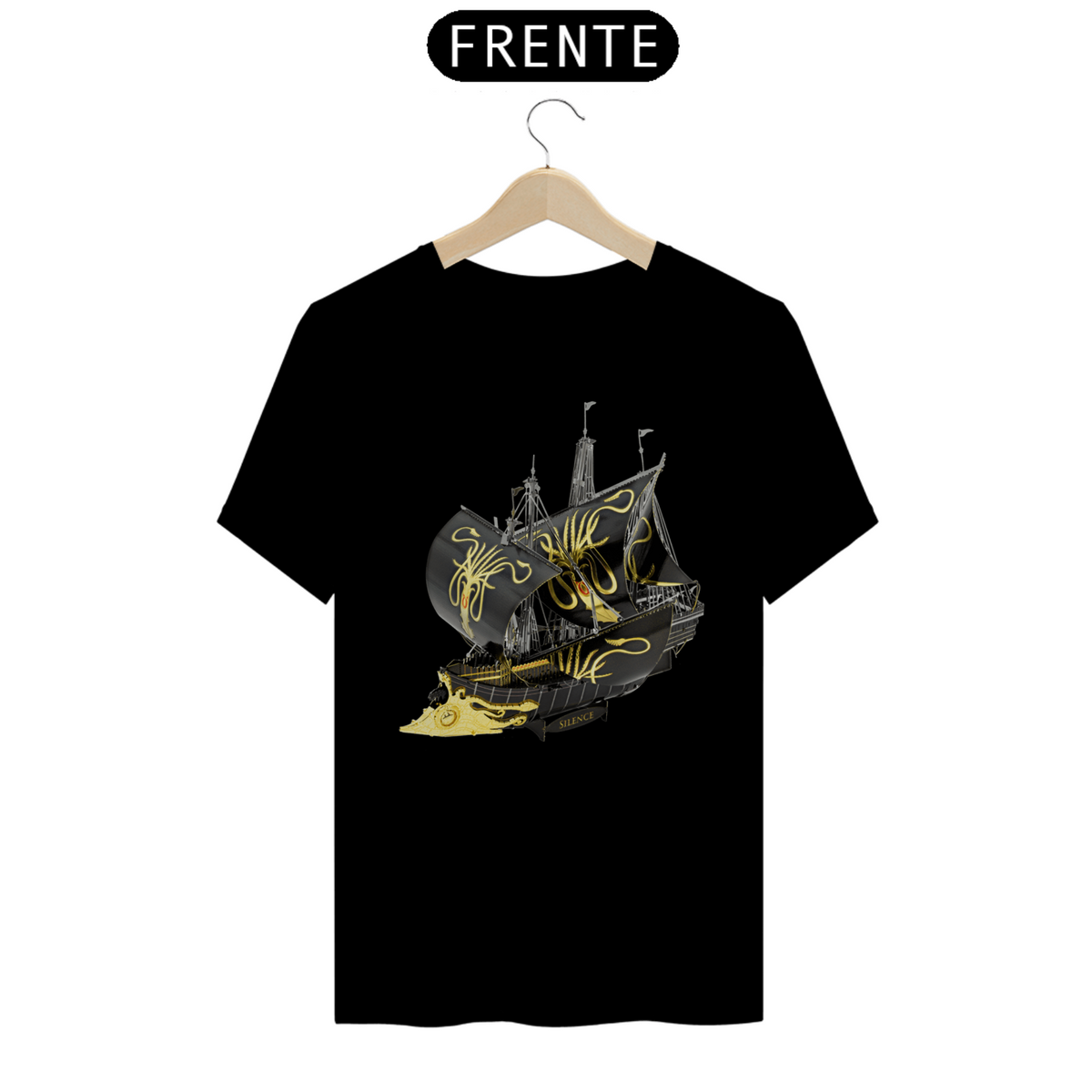 Nome do produto: Camiseta T-Shirt Classic Unissex / Game Of Thrones Navio de Theon Greyjoy