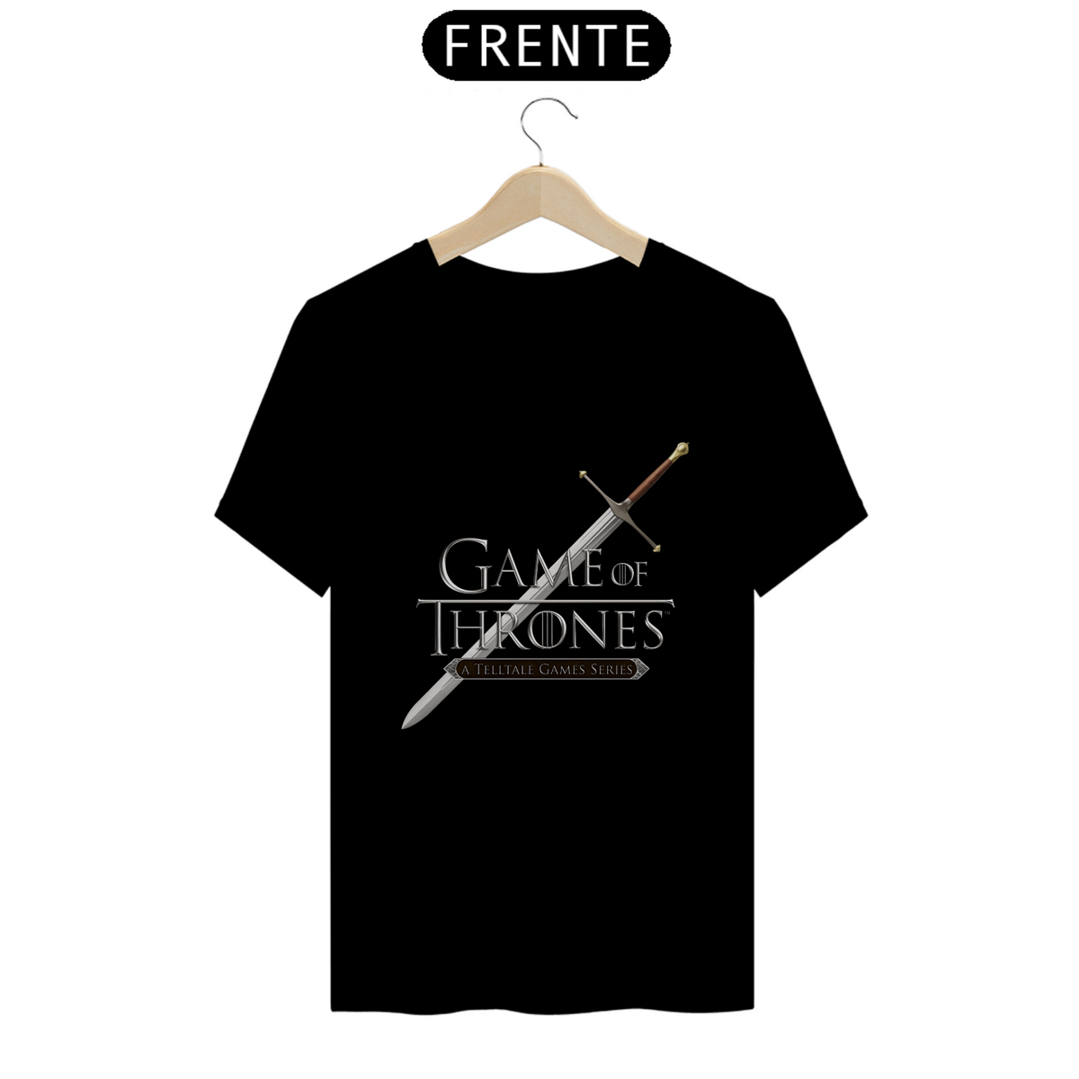 Nome do produto: Camiseta T-Shirt Classic Unissex / Game Of Thrones Logo E A Espada