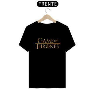 Camiseta T-Shirt Classic Unissex / Game Of Thrones Logo Dourado