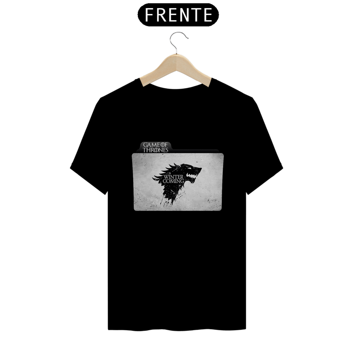 Nome do produto: Camiseta T-Shirt Classic Unissex / Game Of Thrones Card Avatar